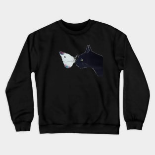 Black cat Crewneck Sweatshirt